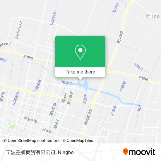 宁波墨妍商贸有限公司 map