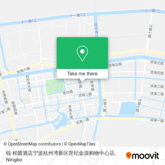 锐·柏茵酒店宁波杭州湾新区世纪金源购物中心店 map