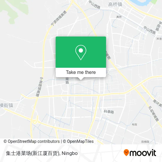 集士港菜场(新江厦百货) map