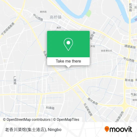 老香川菜馆(集士港店) map