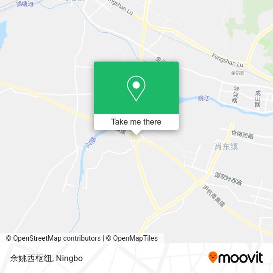 余姚西枢纽 map