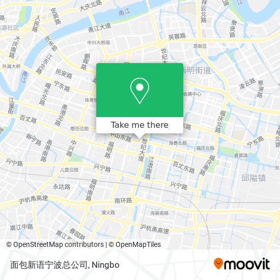 面包新语宁波总公司 map