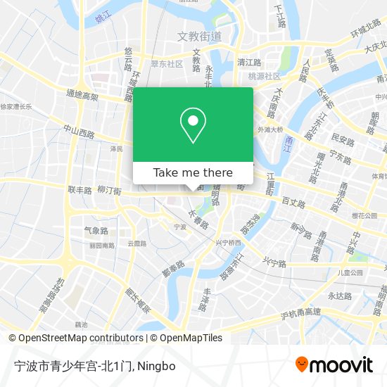 宁波市青少年宫-北1门 map