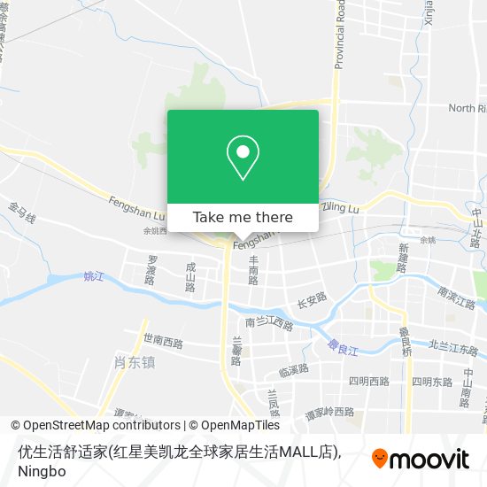 优生活舒适家(红星美凯龙全球家居生活MALL店) map