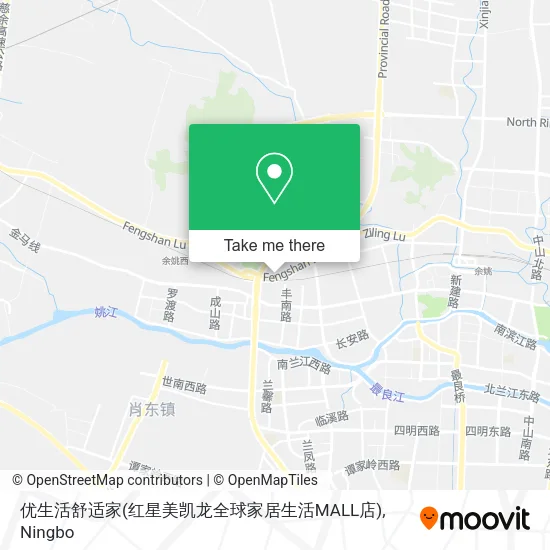 优生活舒适家(红星美凯龙全球家居生活MALL店) map