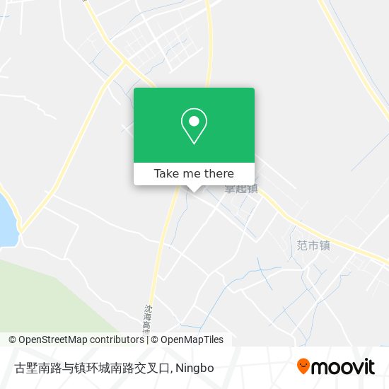 古墅南路与镇环城南路交叉口 map