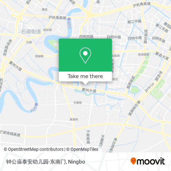 钟公庙泰安幼儿园-东南门 map