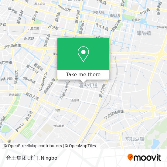 音王集团-北门 map
