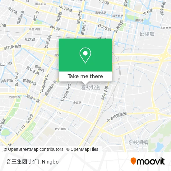 音王集团-北门 map