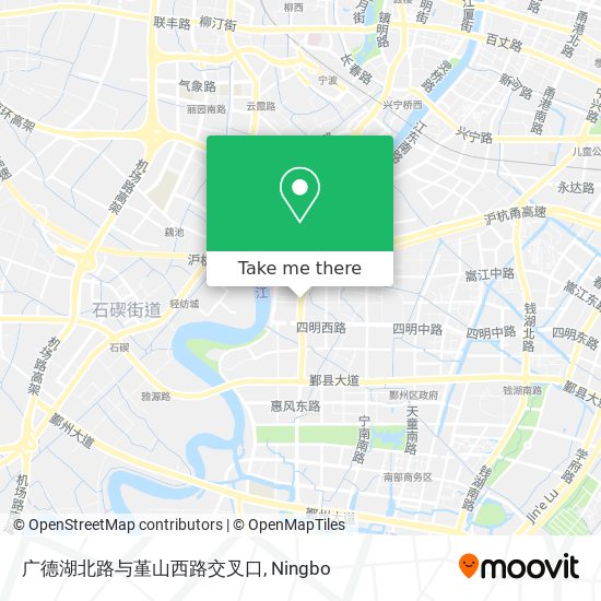 广德湖北路与堇山西路交叉口 map