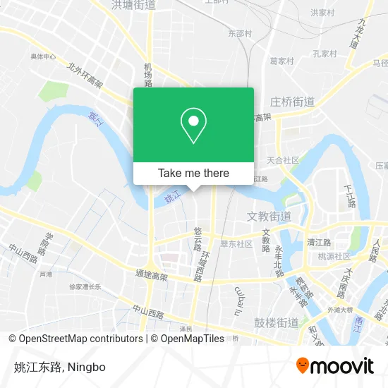 姚江东路 map