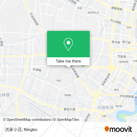 洪家小店 map