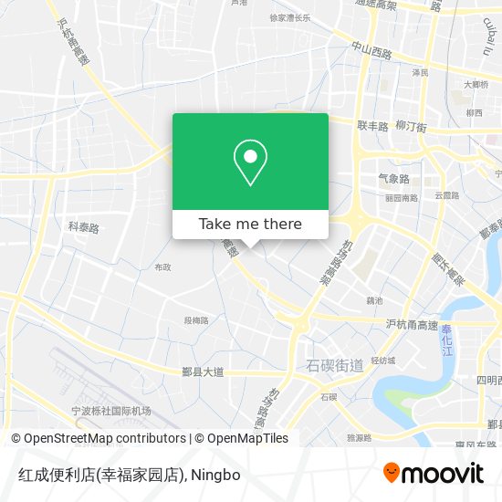 红成便利店(幸福家园店) map