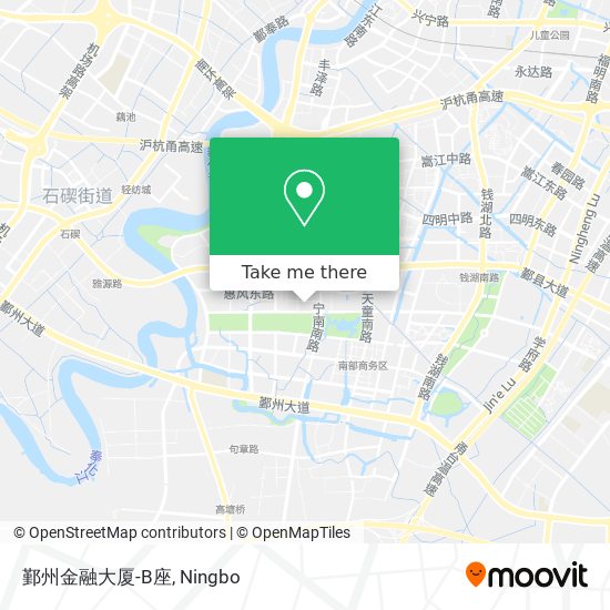 鄞州金融大厦-B座 map