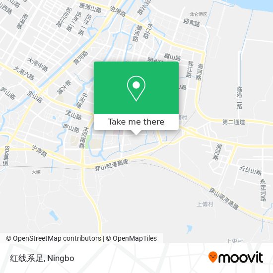 红线系足 map