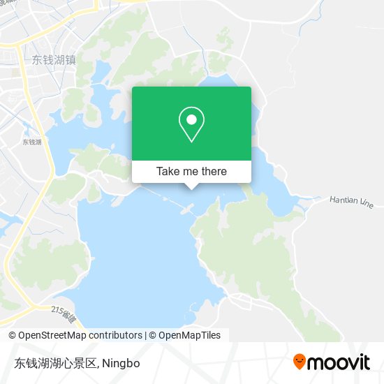 东钱湖湖心景区 map