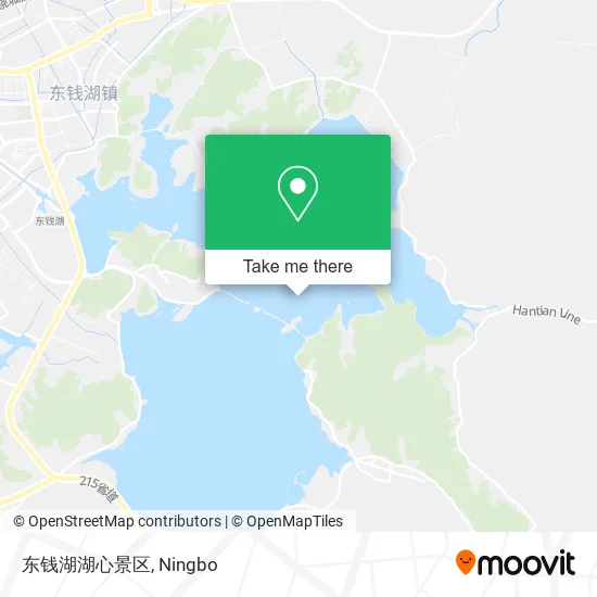东钱湖湖心景区 map