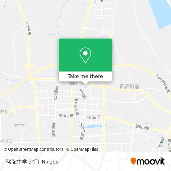 骆驼中学-北门 map