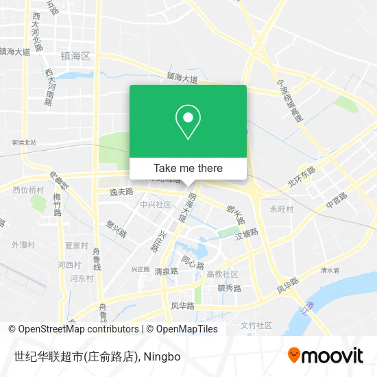 世纪华联超市(庄俞路店) map
