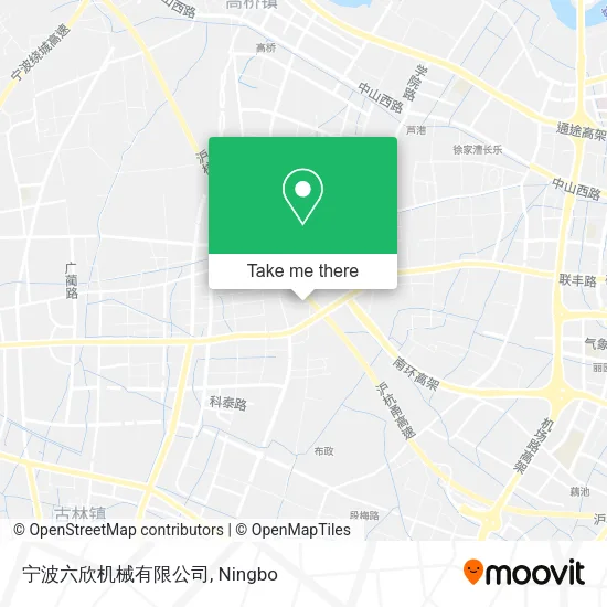 宁波六欣机械有限公司 map