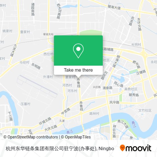 杭州东华链条集团有限公司驻宁波(办事处) map