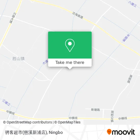 骋客超市(慈溪新浦店) map