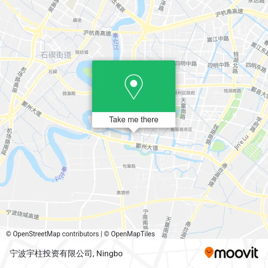 宁波宇柱投资有限公司 map