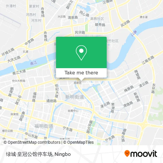 绿城·皇冠公馆停车场 map