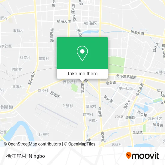 徐江岸村 map