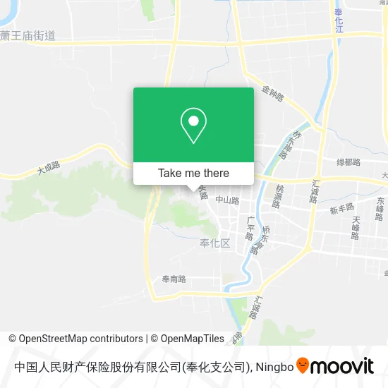 中国人民财产保险股份有限公司(奉化支公司) map