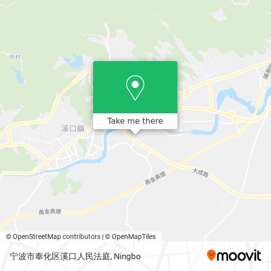 宁波市奉化区溪口人民法庭 map