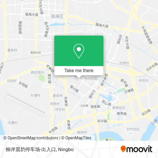 柳岸晨韵停车场-出入口 map