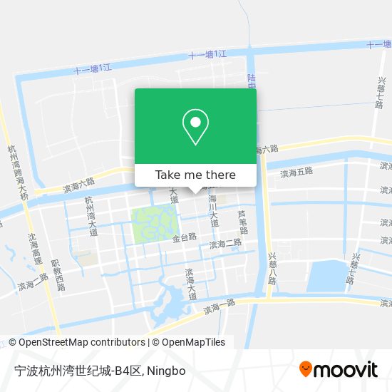 宁波杭州湾世纪城-B4区 map