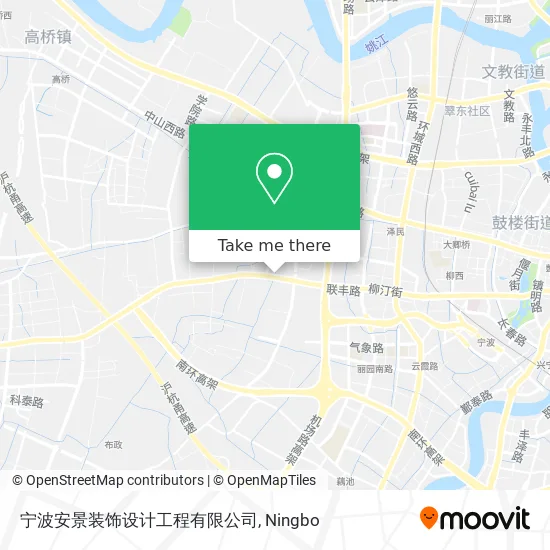 宁波安景装饰设计工程有限公司 map