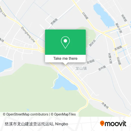 慈溪市龙山建波货运托运站 map
