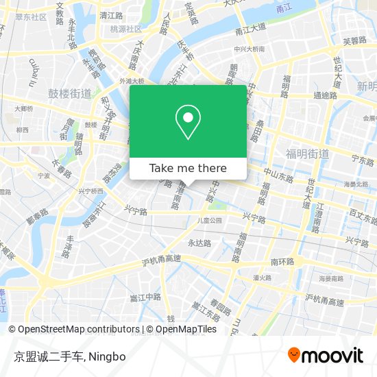 京盟诚二手车 map