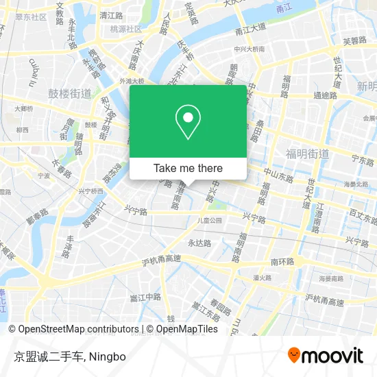 京盟诚二手车 map