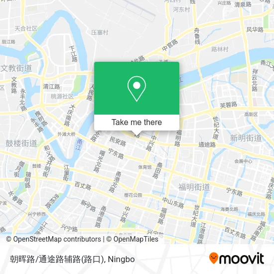 朝晖路/通途路辅路(路口) map