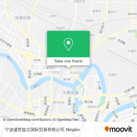 宁波盛世益立国际贸易有限公司 map