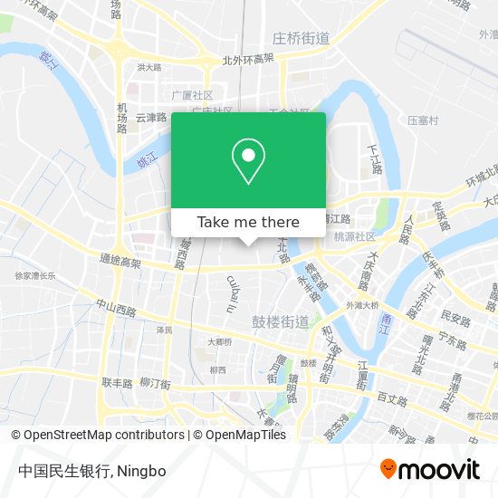 中国民生银行 map