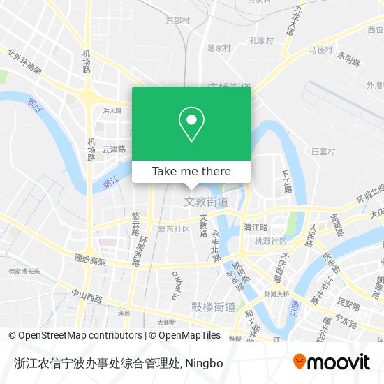 浙江农信宁波办事处综合管理处 map