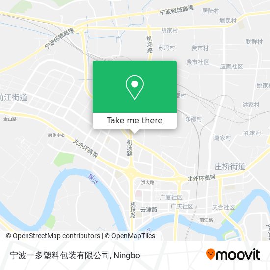 宁波一多塑料包装有限公司 map