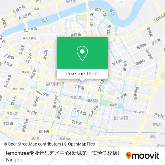 lemontree专业音乐艺术中心(新城第一实验学校店) map