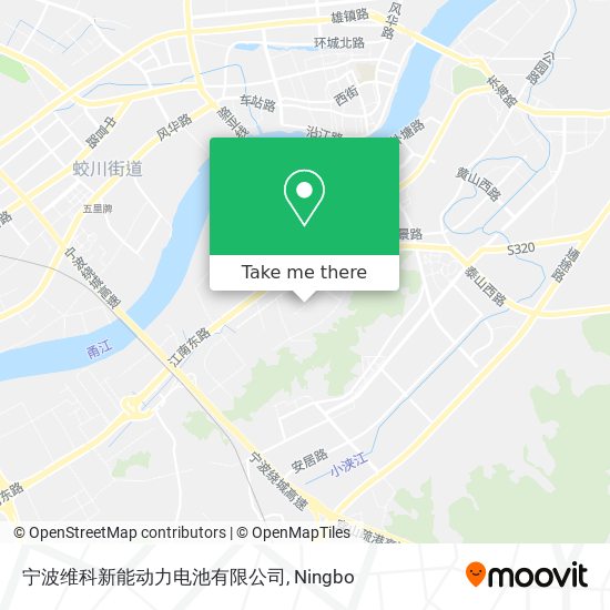 宁波维科新能动力电池有限公司 map