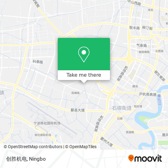 创胜机电 map