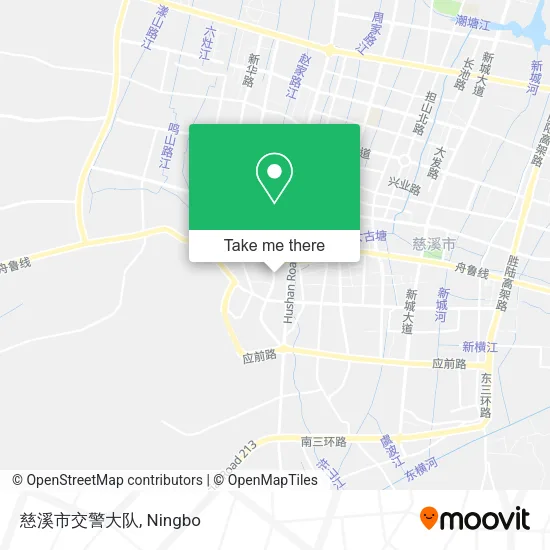 慈溪市交警大队 map