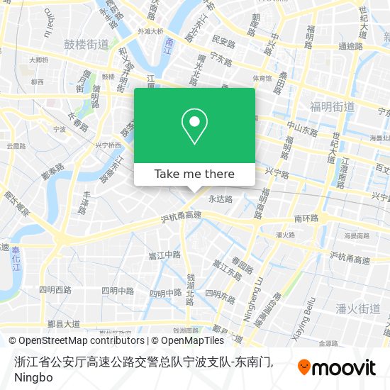 浙江省公安厅高速公路交警总队宁波支队-东南门 map