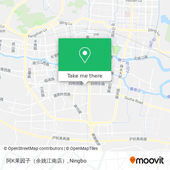 阿K果园子（余姚江南店） map