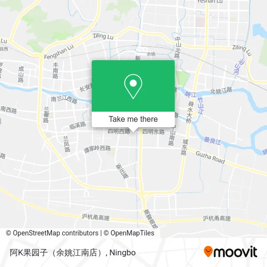 阿K果园子（余姚江南店） map