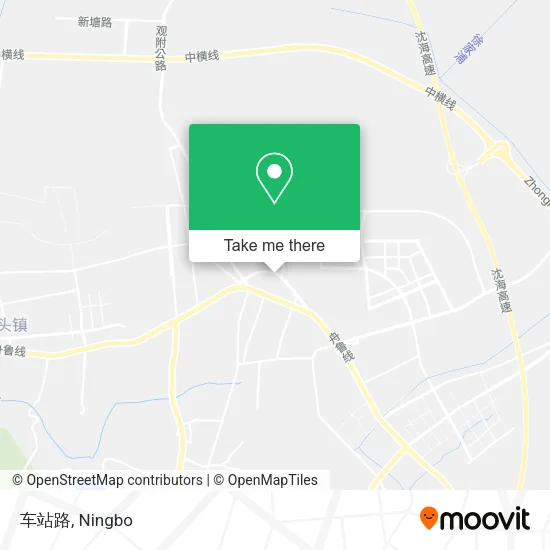车站路 map